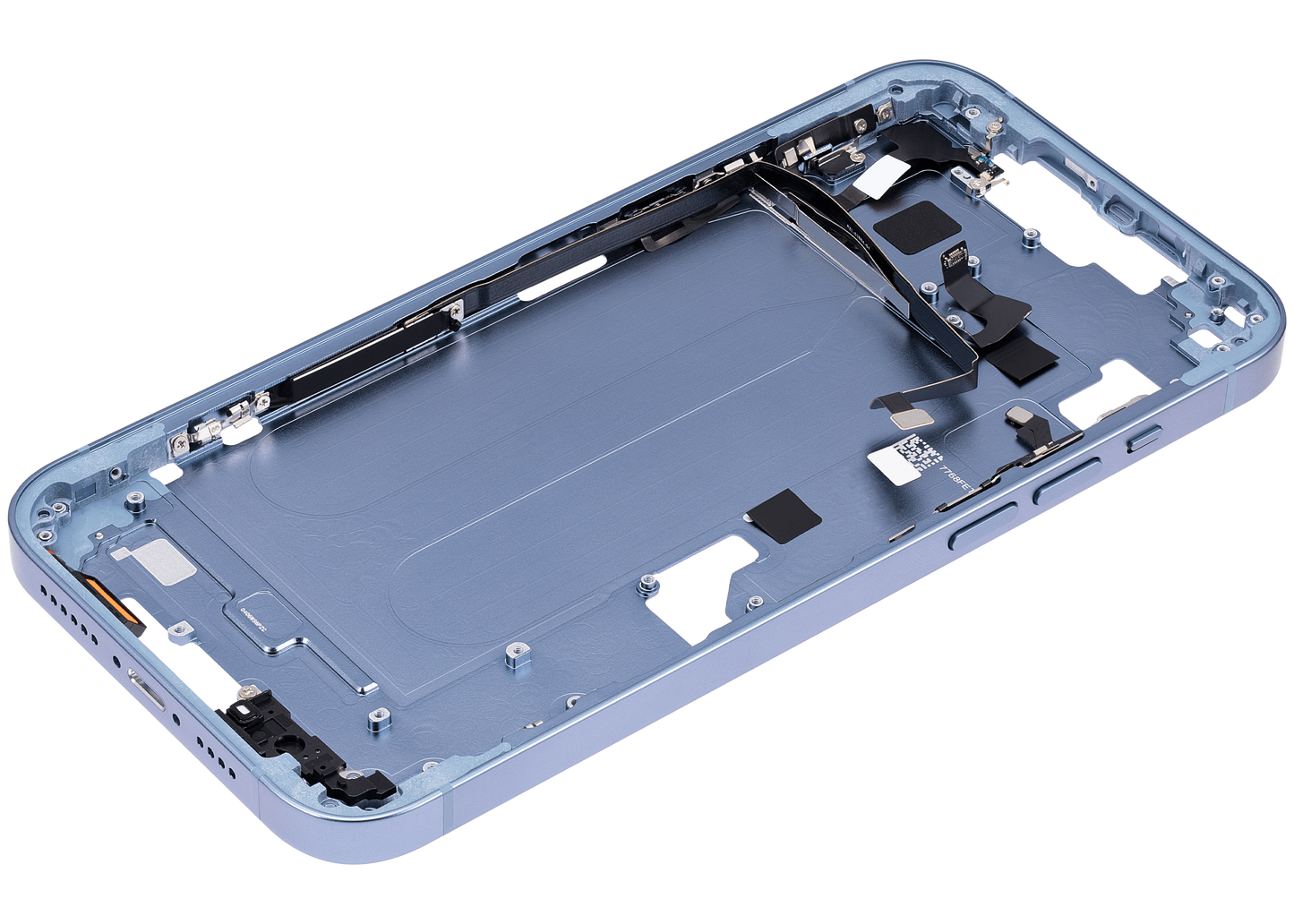 Mid-Frame Housing W/ Small Parts For iPhone 14 Plus (US Version) (Aftermarket Plus) (Blue)