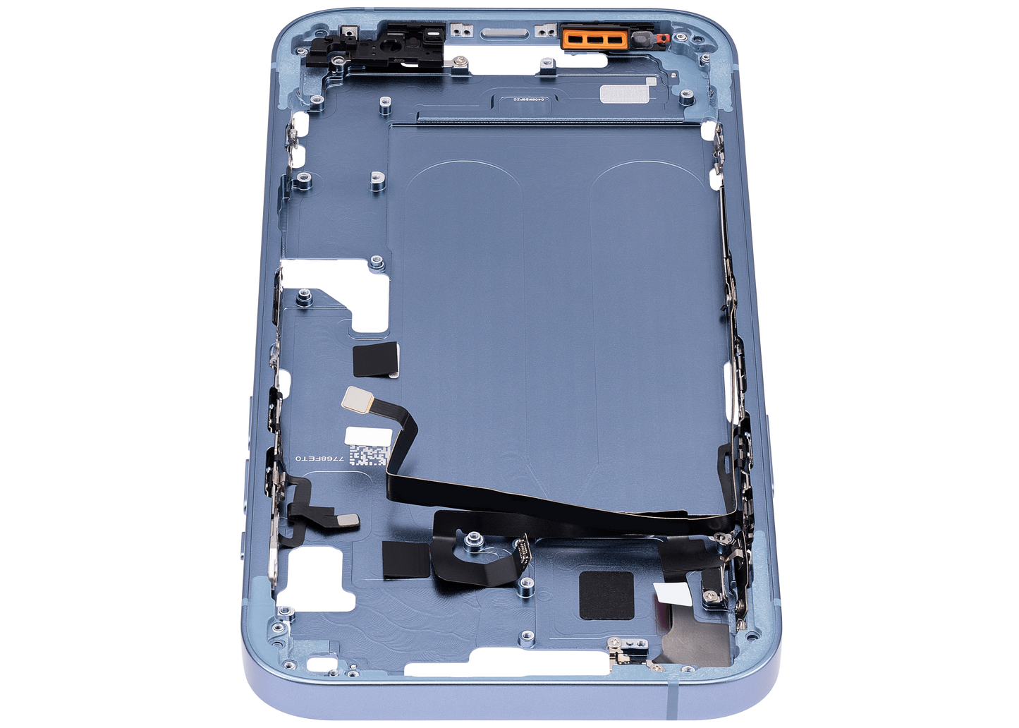 Mid-Frame Housing W/ Small Parts For iPhone 14 Plus (US Version) (Aftermarket Plus) (Blue)