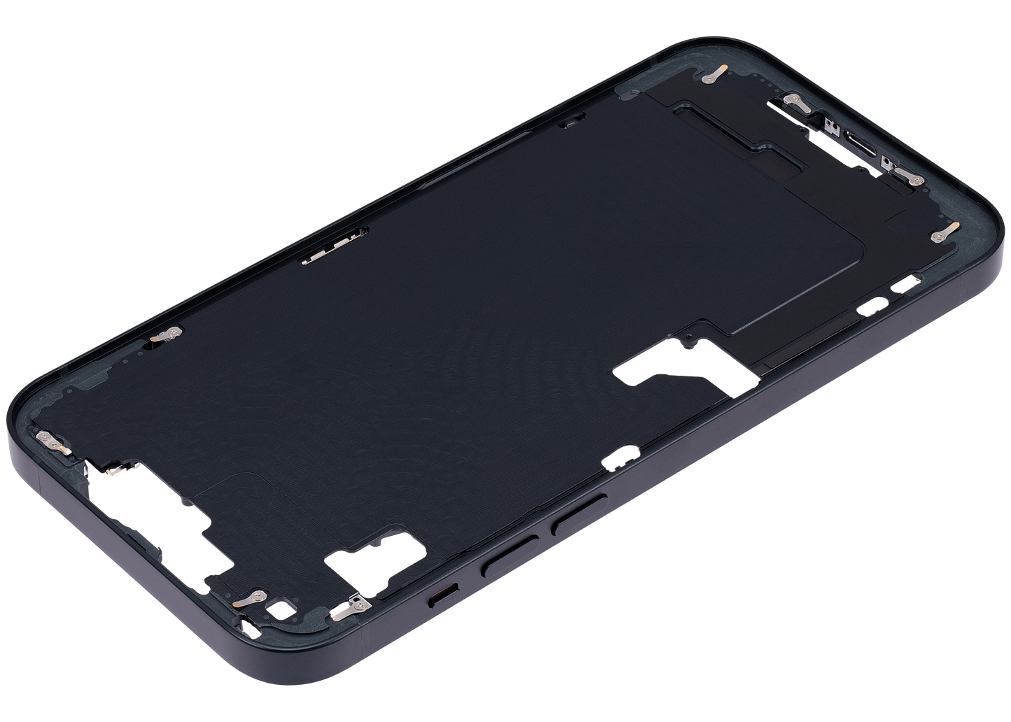 Mid-Frame Housing W/ Small Parts For iPhone 14 Plus (US Version) (Aftermarket Plus) (Midnight)