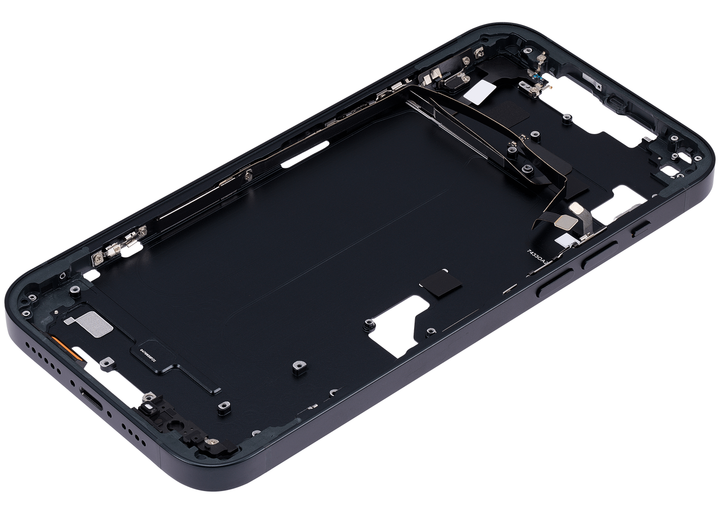 Mid-Frame Housing W/ Small Parts For iPhone 14 Plus (US Version) (Aftermarket Plus) (Midnight)