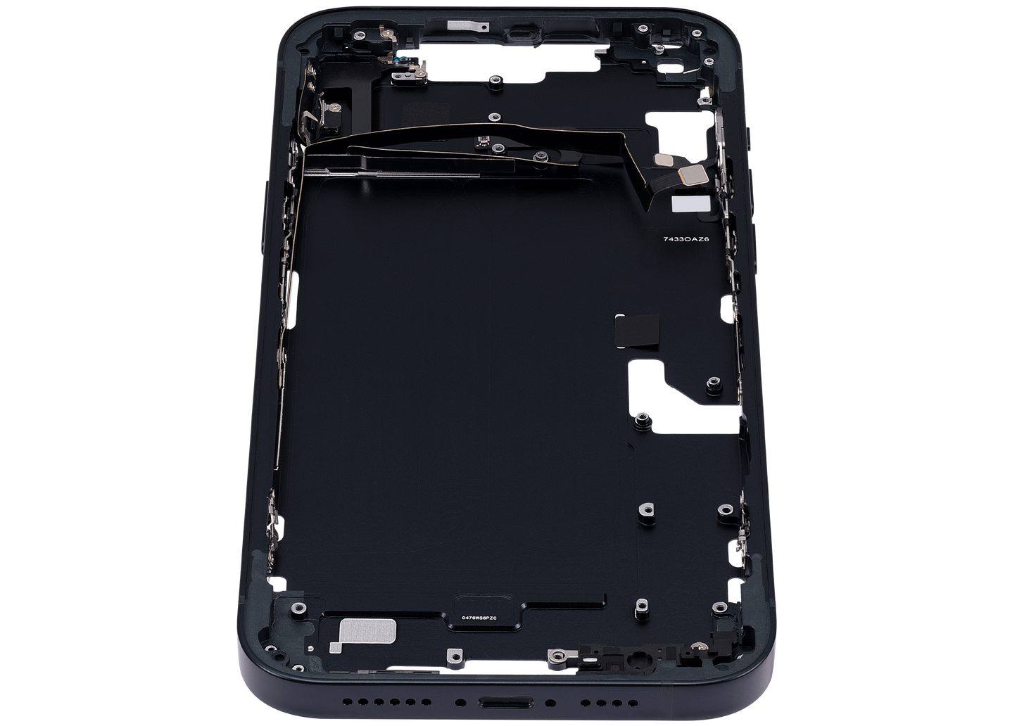 Mid-Frame Housing W/ Small Parts For iPhone 14 Plus (US Version) (Aftermarket Plus) (Midnight)
