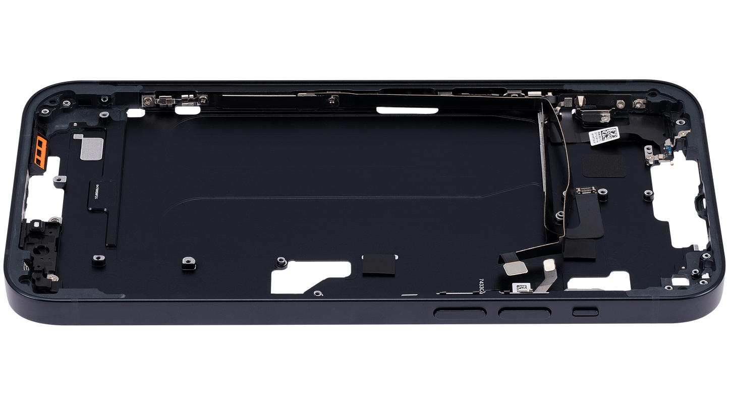 Mid-Frame Housing W/ Small Parts For iPhone 14 Plus (US Version) (Aftermarket Plus) (Midnight)