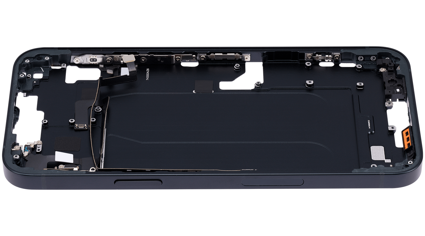 Mid-Frame Housing W/ Small Parts For iPhone 14 Plus (US Version) (Aftermarket Plus) (Midnight)