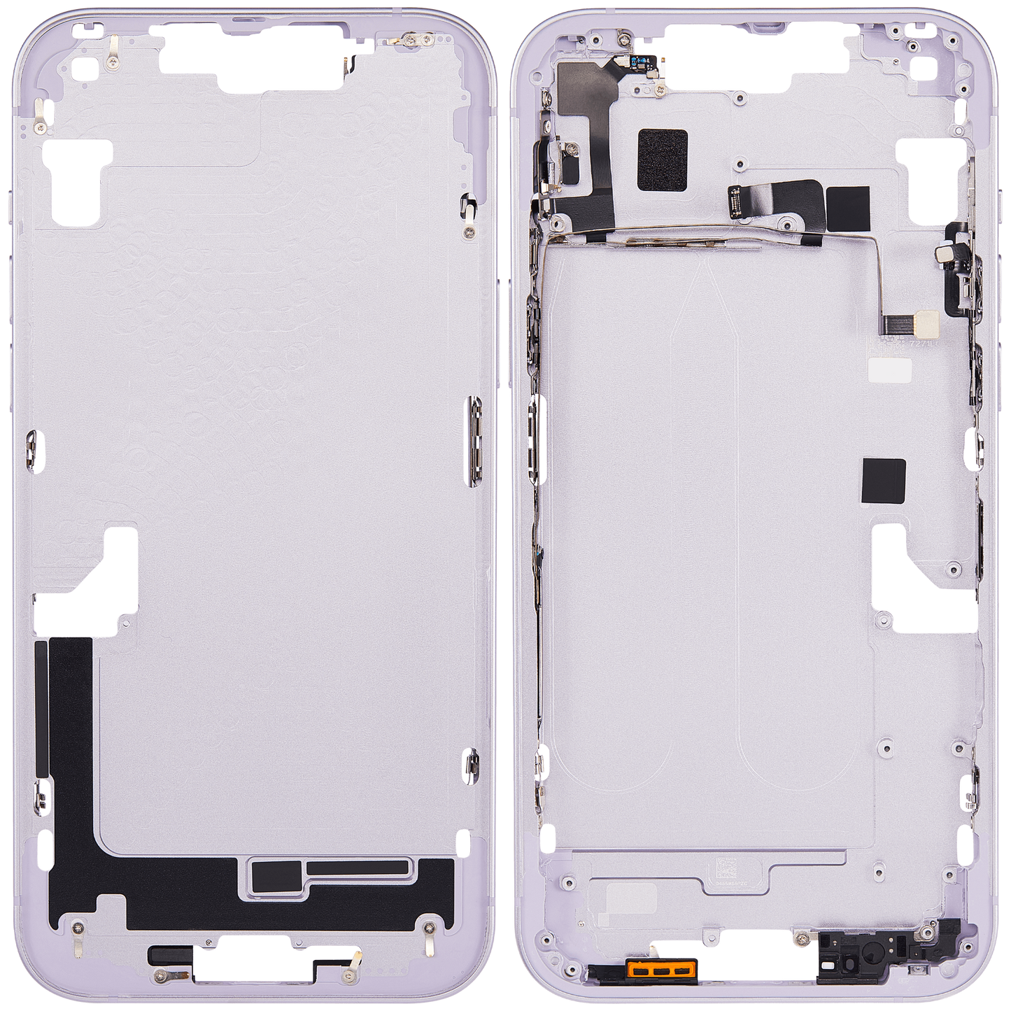Mid-Frame Housing W/ Small Parts For iPhone 14 Plus (US Version) (Aftermarket Plus) (Purple)