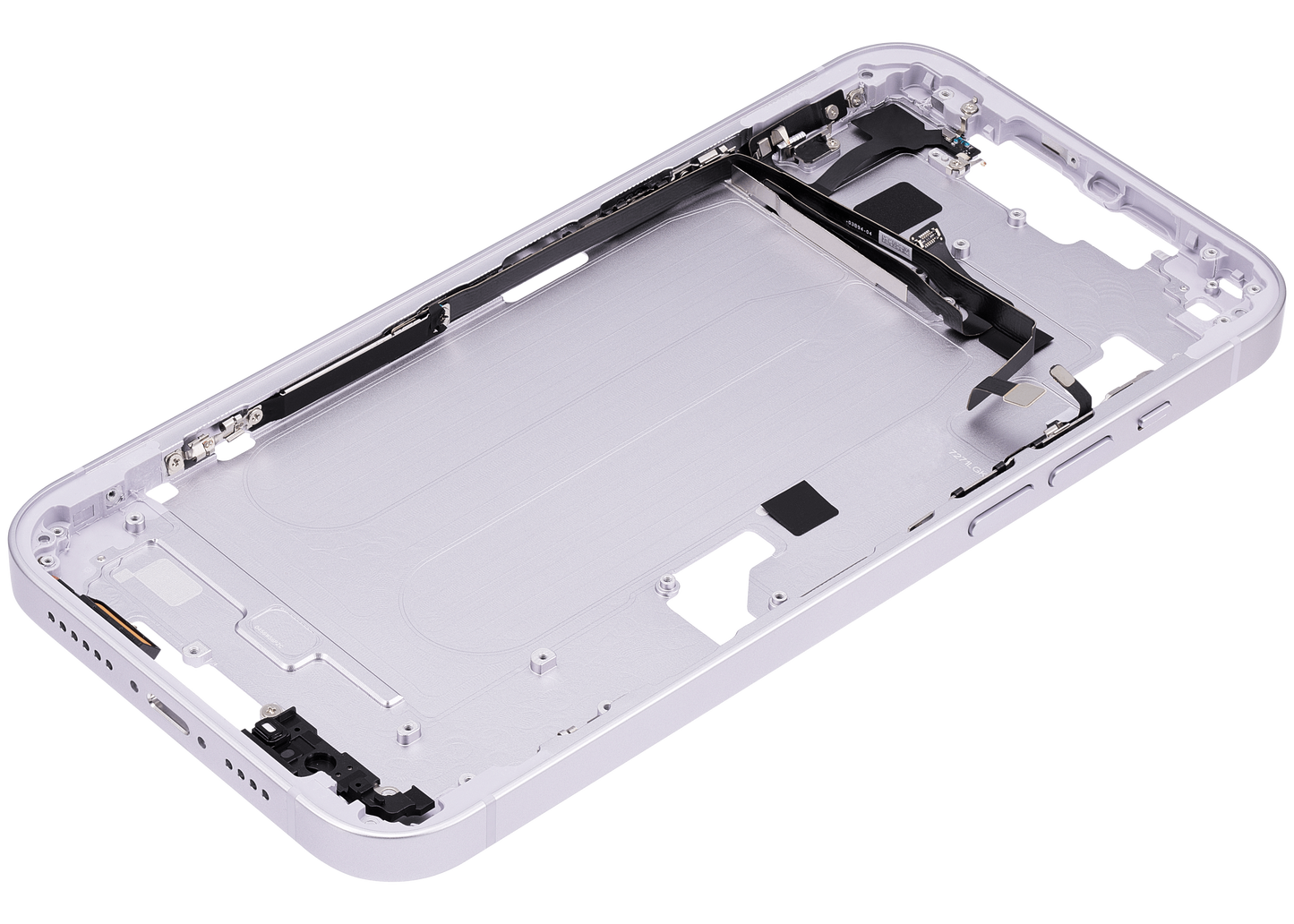 Mid-Frame Housing W/ Small Parts For iPhone 14 Plus (US Version) (Aftermarket Plus) (Purple)