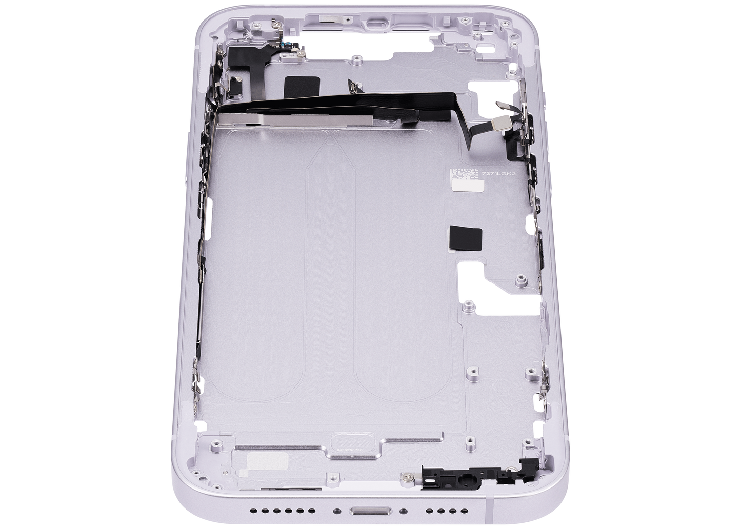 Mid-Frame Housing W/ Small Parts For iPhone 14 Plus (US Version) (Aftermarket Plus) (Purple)