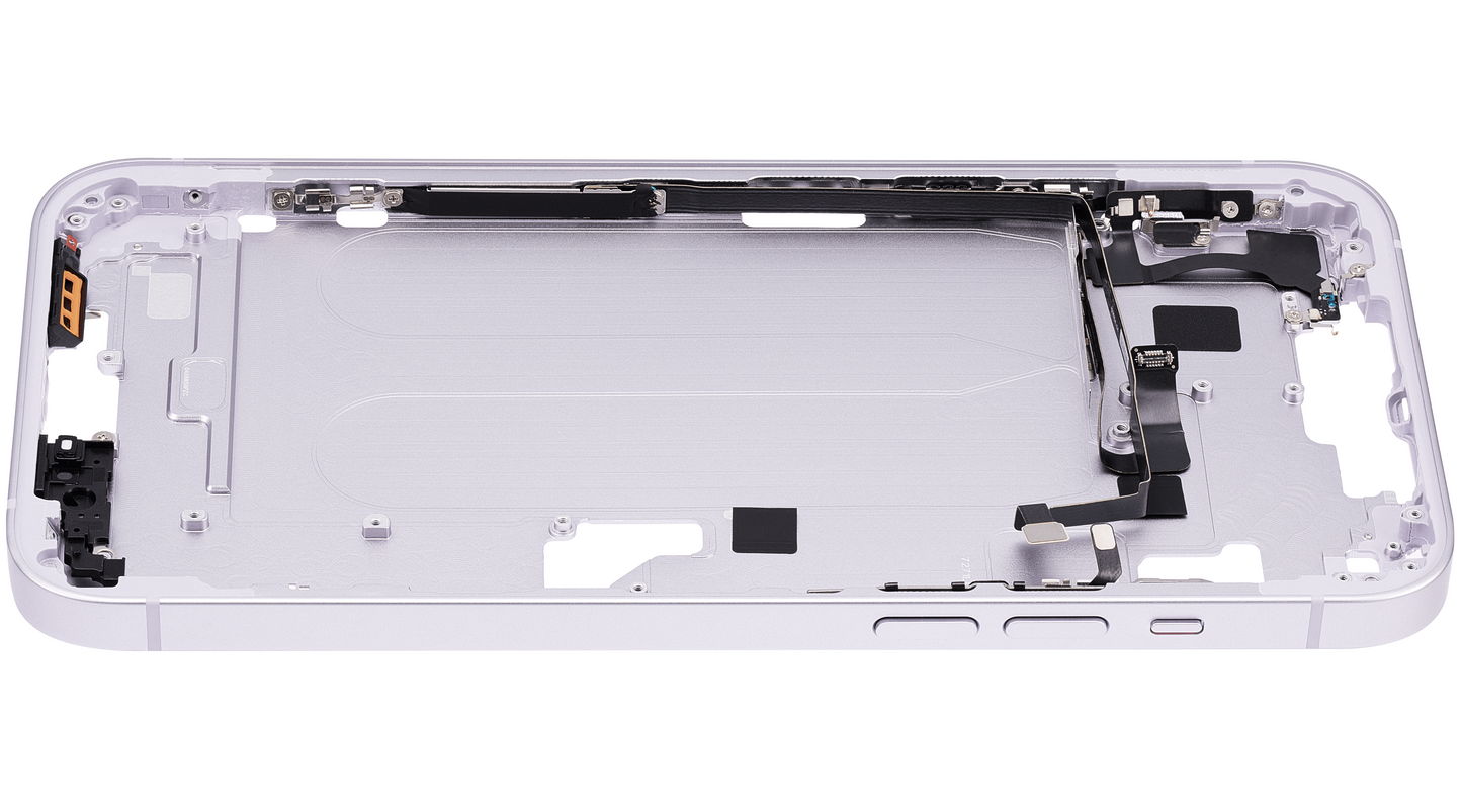 Mid-Frame Housing W/ Small Parts For iPhone 14 Plus (US Version) (Aftermarket Plus) (Purple)