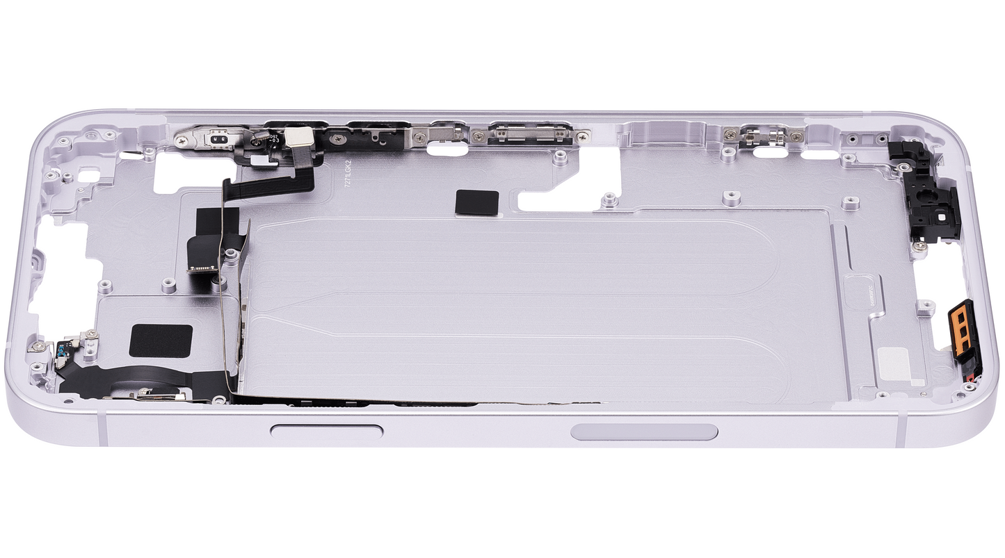Mid-Frame Housing W/ Small Parts For iPhone 14 Plus (US Version) (Aftermarket Plus) (Purple)