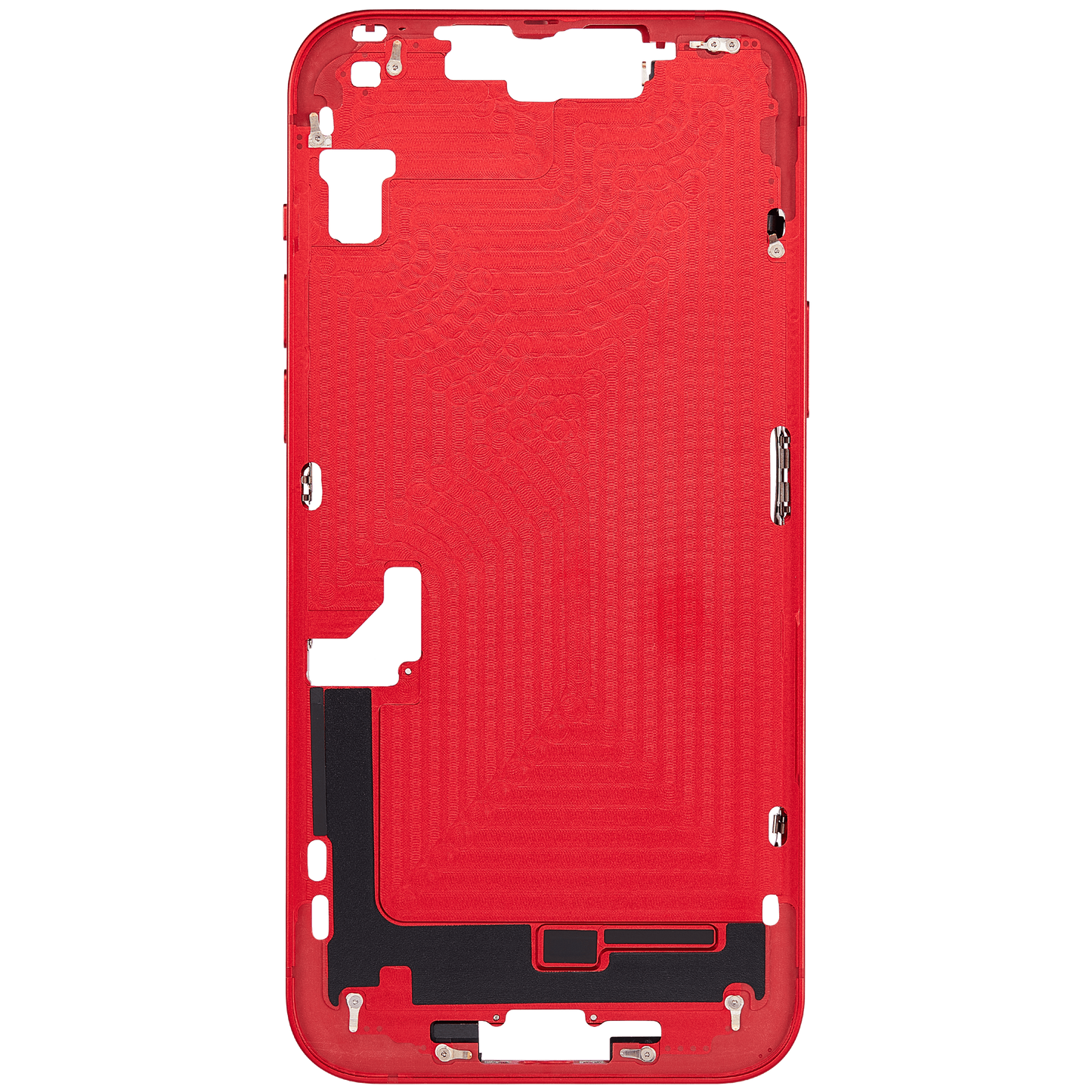 Mid-Frame Housing W/ Small Parts For iPhone 14 Plus (US Version) (Aftermarket Plus) (Red)