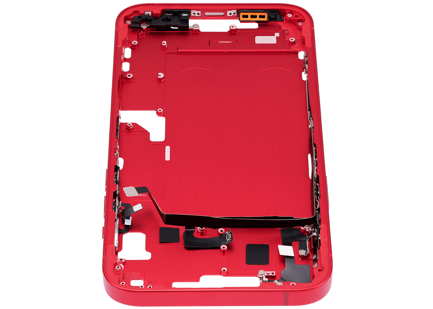 Mid-Frame Housing W/ Small Parts For iPhone 14 Plus (US Version) (Aftermarket Plus) (Red)