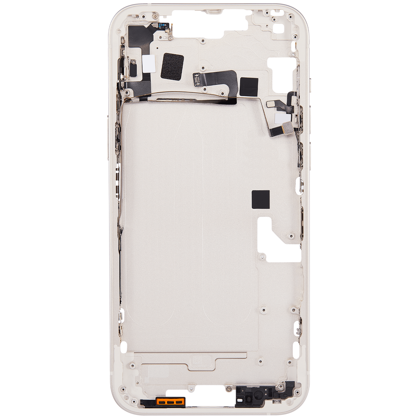 Mid-Frame Housing W/ Small Parts For iPhone 14 Plus (US Version) (Aftermarket Plus) (Starlight)