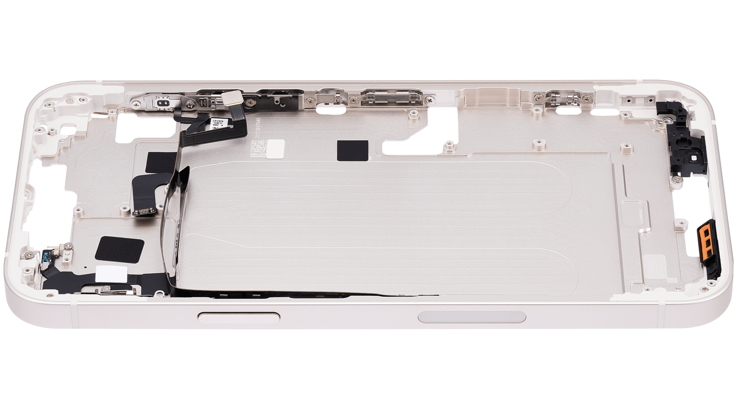 Mid-Frame Housing W/ Small Parts For iPhone 14 Plus (US Version) (Aftermarket Plus) (Starlight)