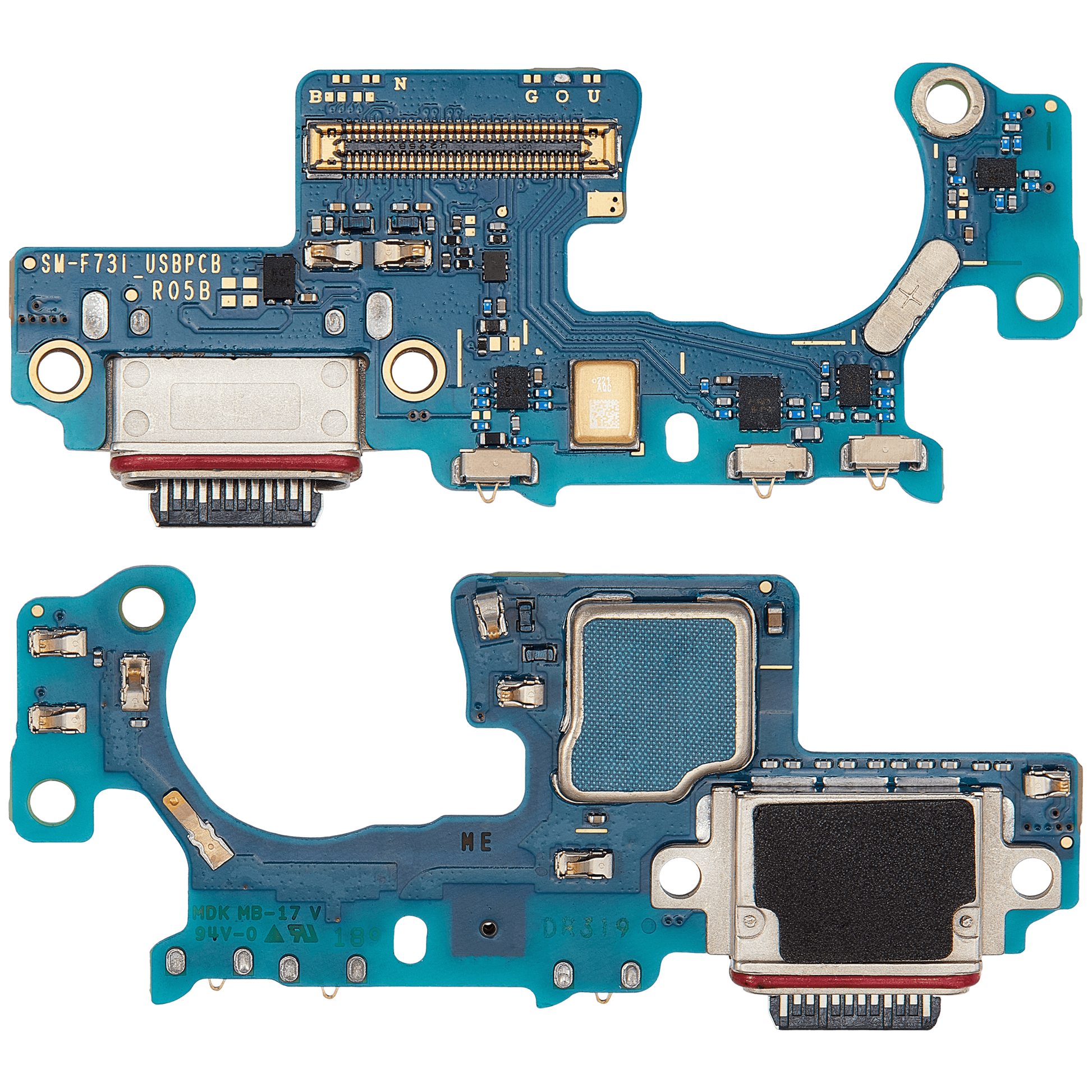 Charging Port Board For Samsung Galaxy Z Flip 5 (F731N) (Korean Version) (Premium) - View 2 | TechDrip Canada