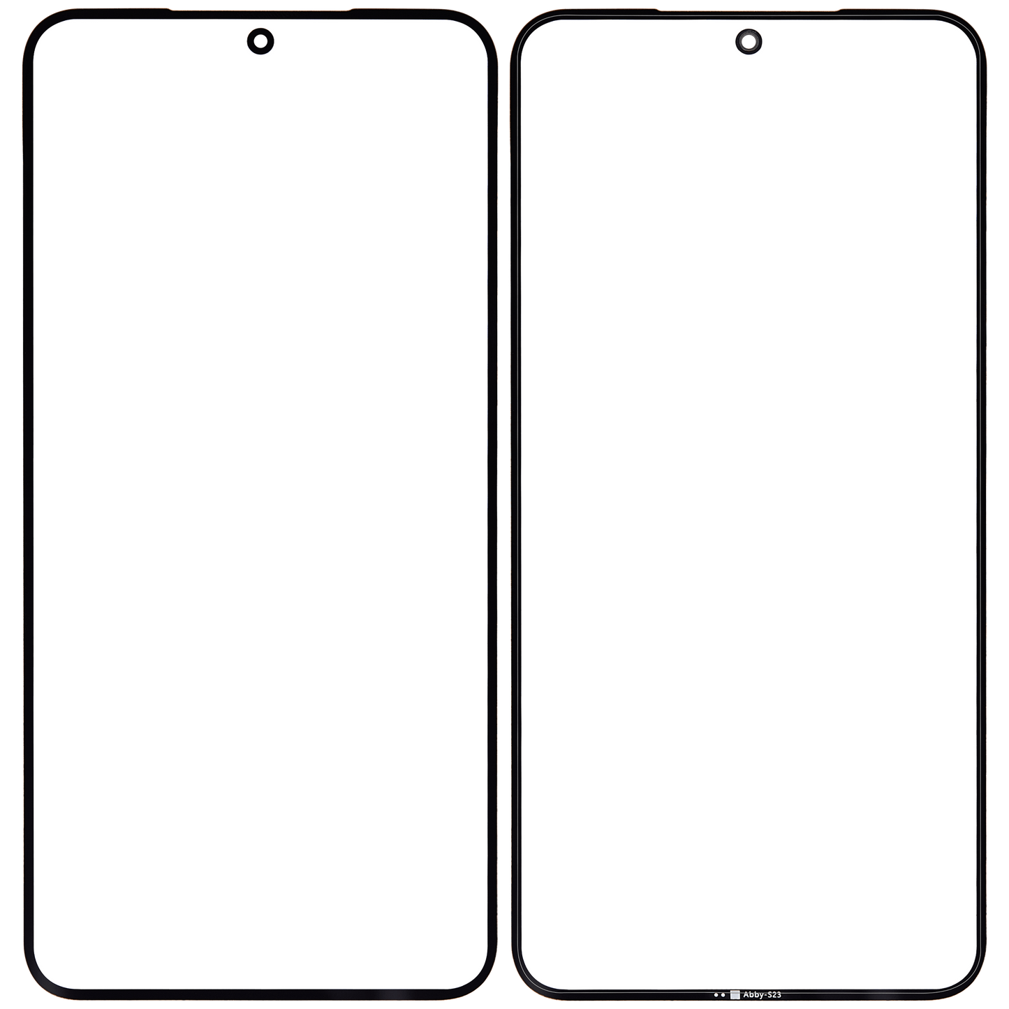 2 in 1 Front Glass With OCA Pre-Installed For Samsung Galaxy S23 5G