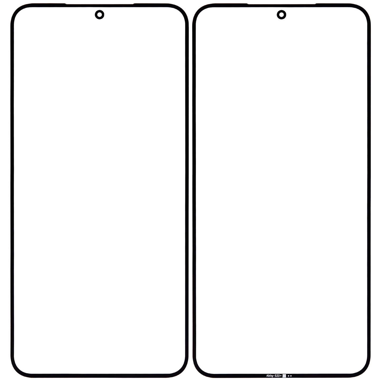 2 in 1 Front Glass With OCA Pre-Installed For Samsung Galaxy S23 Plus 5G