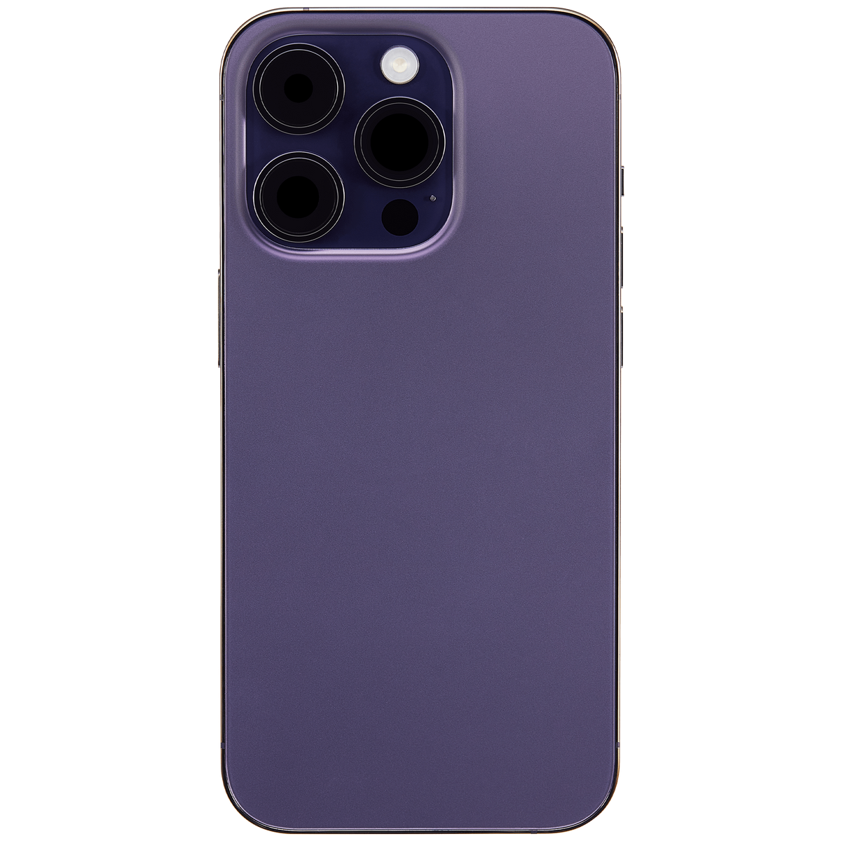 Back Housing W/ Small Parts For iPhone 14 Pro (US Version) (Aftermarket Plus) (Deep Purple)