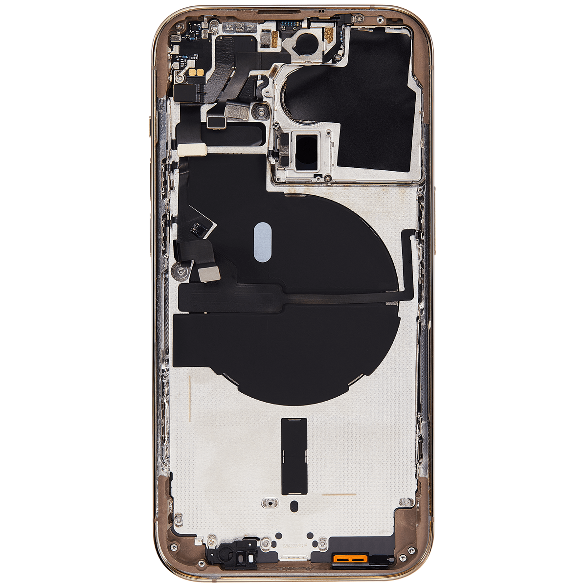 Back Housing W/ Small Parts For iPhone 14 Pro (US Version) (Aftermarket Plus) (Gold)