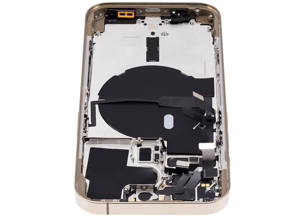 Back Housing W/ Small Parts For iPhone 14 Pro (US Version) (Aftermarket Plus) (Gold)