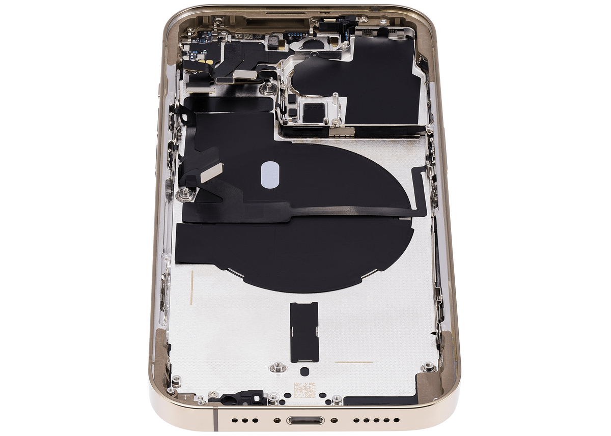 Back Housing W/ Small Parts For iPhone 14 Pro (US Version) (Aftermarket Plus) (Gold)