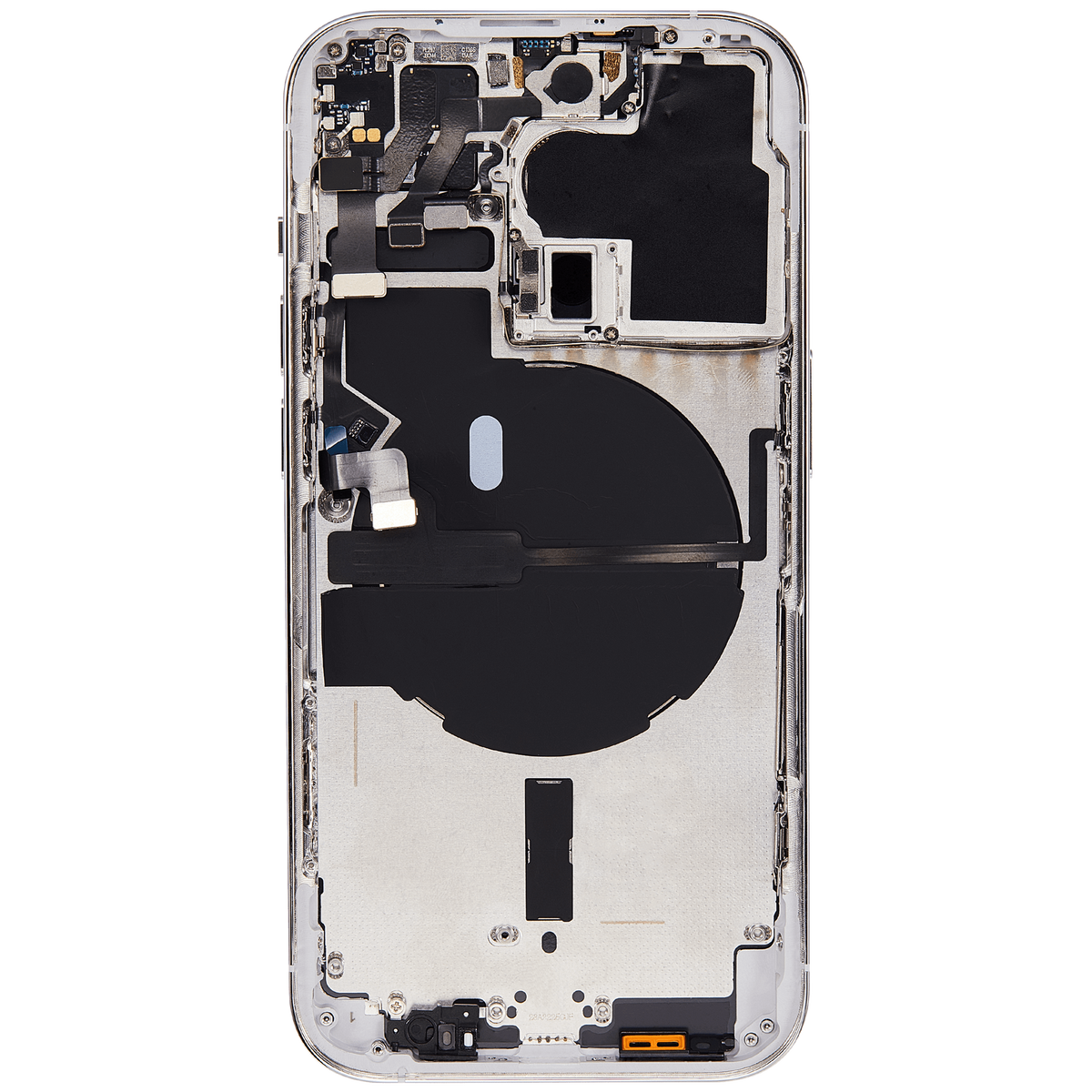 Back Housing W/ Small Parts For iPhone 14 Pro (US Version) (Aftermarket Plus) (Silver)