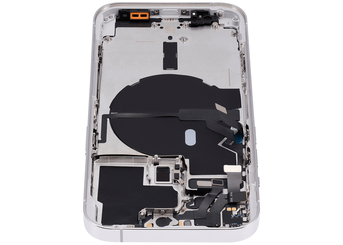 Back Housing W/ Small Parts For iPhone 14 Pro (US Version) (Aftermarket Plus) (Silver)