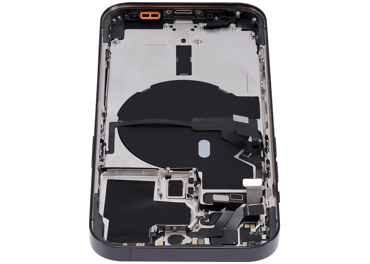 Back Housing W/ Small Parts For iPhone 14 Pro (US Version) (Aftermarket Plus) (Space Black)