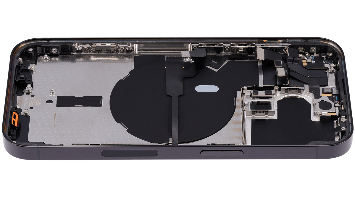 Back Housing W/ Small Parts For iPhone 14 Pro (US Version) (Aftermarket Plus) (Space Black)