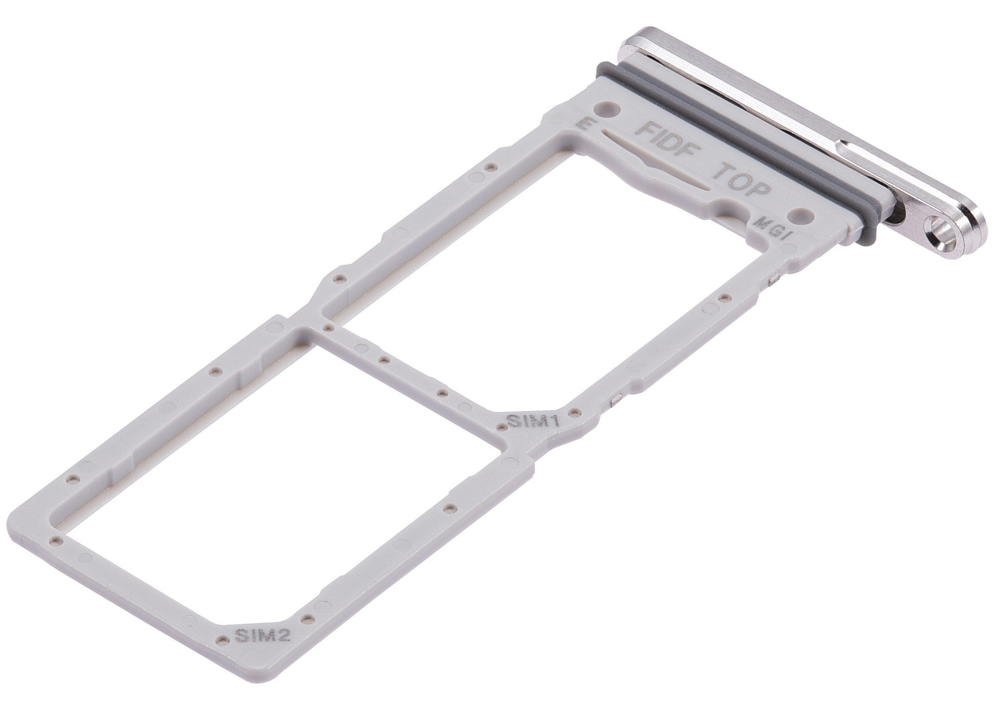 Dual Sim Card Tray For Samsung Galaxy Z Fold 5 (F946) (Cream) clear view