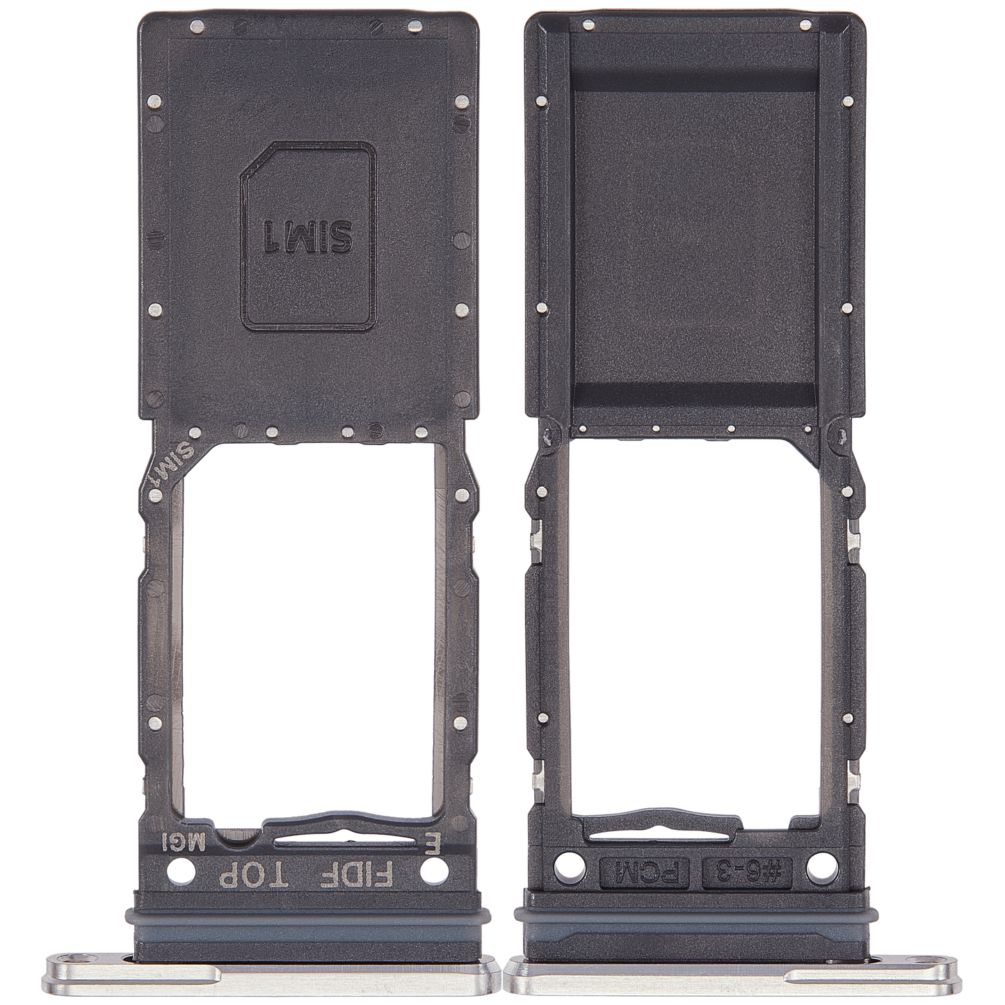 Detailed look at Single Sim Card Tray For Samsung Galaxy Z Fold 5 (F946) (Cream) for repair