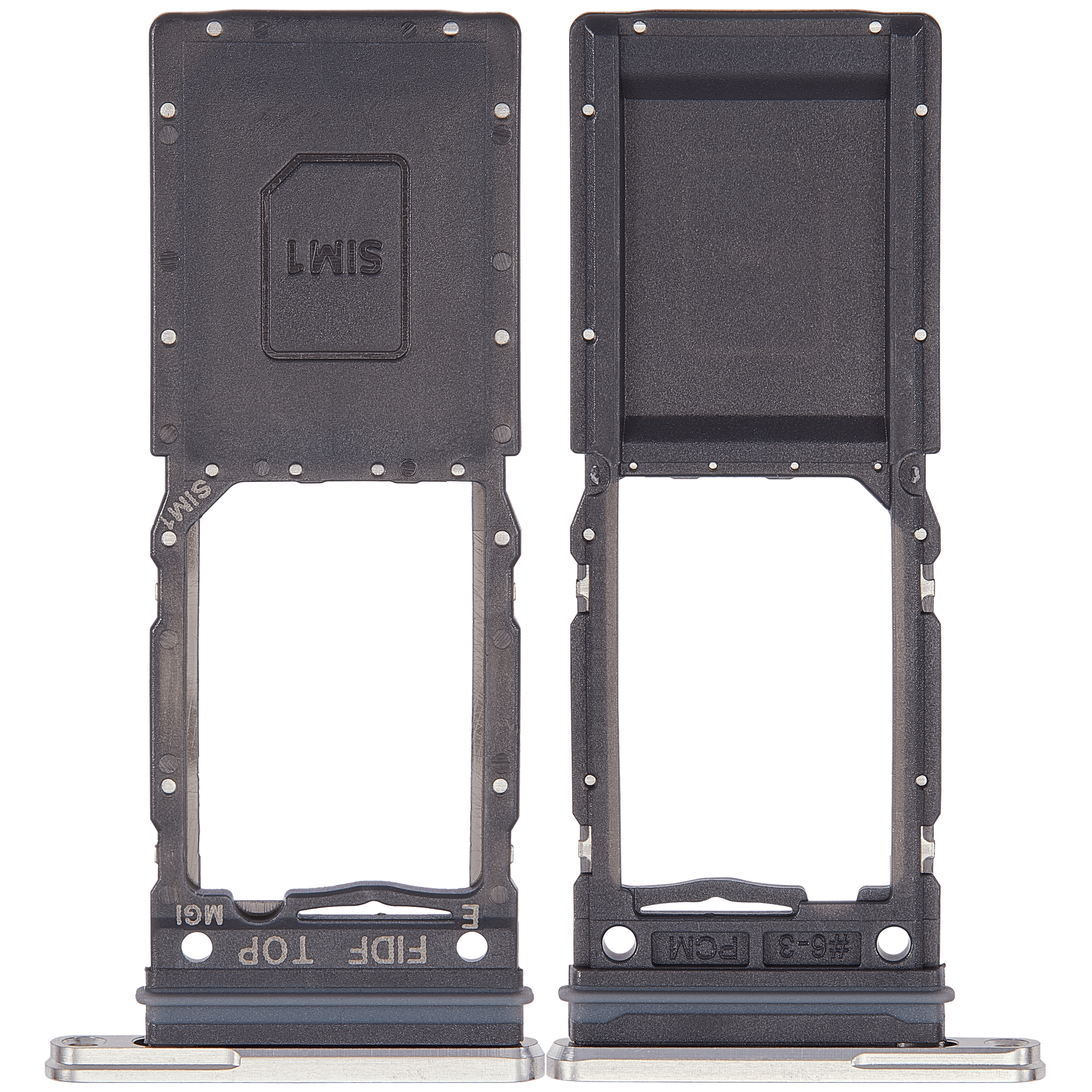 Detailed look at Single Sim Card Tray For Samsung Galaxy Z Fold 5 (F946) (Cream) for repair