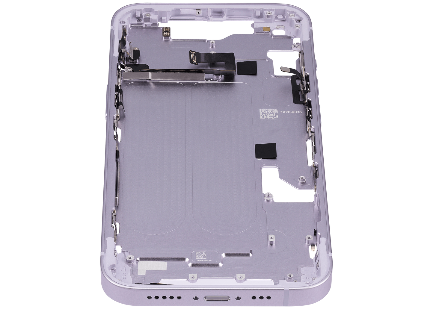 Mid-Frame Housing W/ Small Parts For iPhone 14 (EU / Global Version) (Aftermarket Plus) (Purple)
