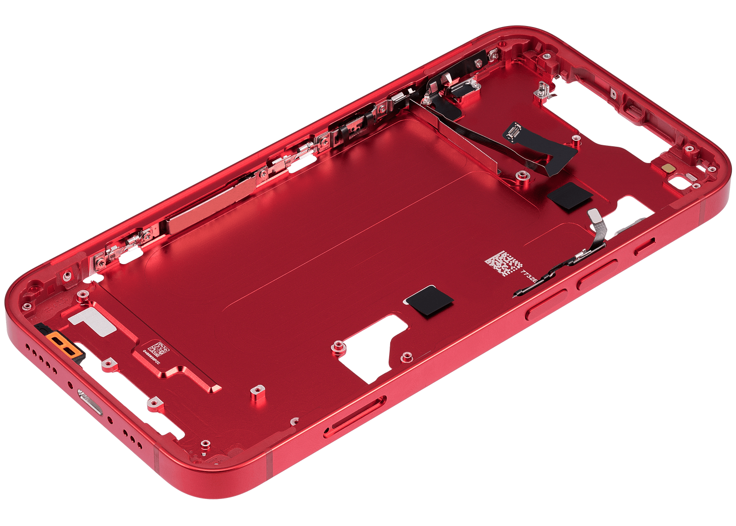 Mid-Frame Housing W/ Small Parts For iPhone 14 (EU / Global Version) (Aftermarket Plus) (Red)