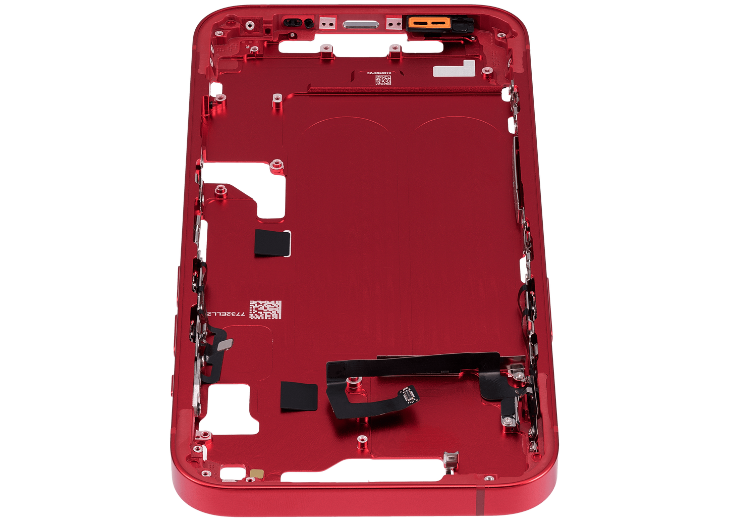 Mid-Frame Housing W/ Small Parts For iPhone 14 (EU / Global Version) (Aftermarket Plus) (Red)