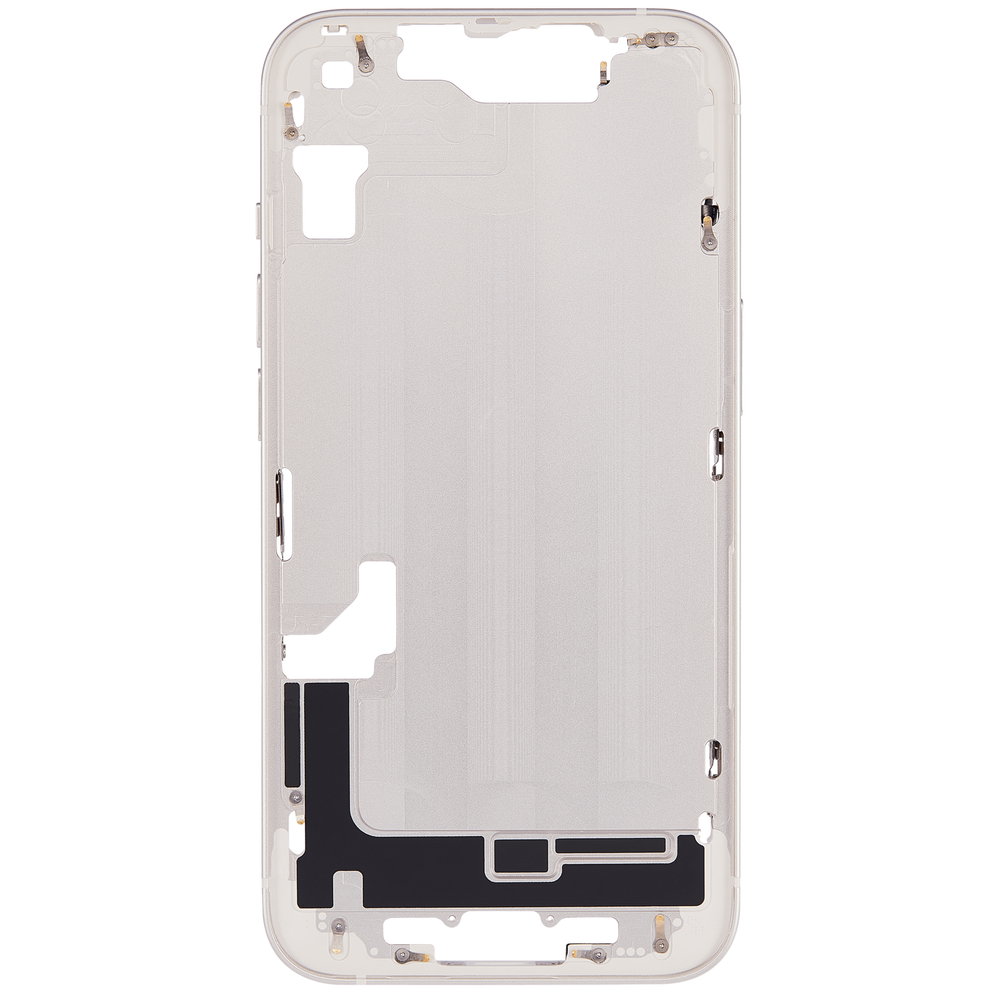 Mid-Frame Housing W/ Small Parts For iPhone 14 (EU / Global Version) (Aftermarket Plus) (Starlight)