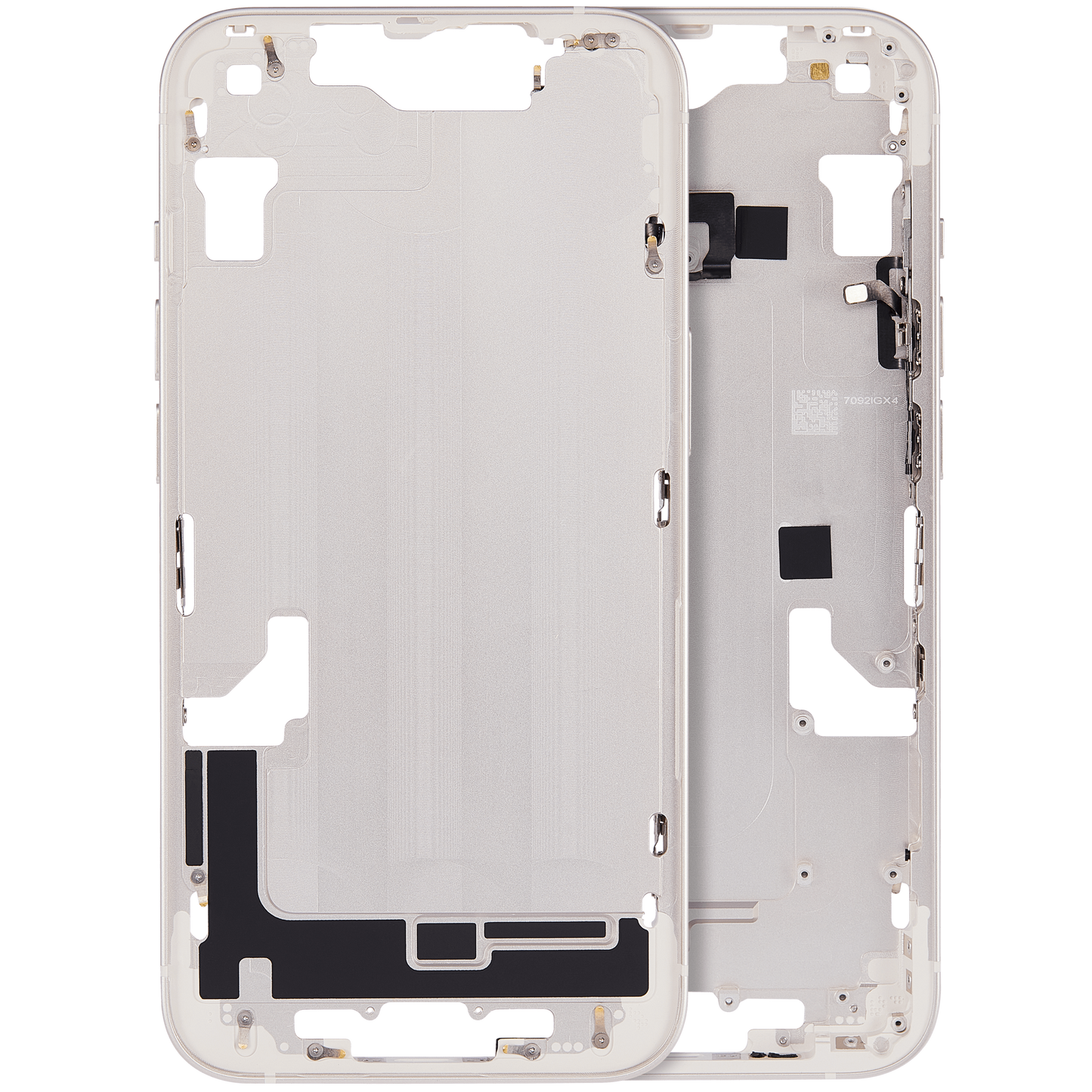 Mid-Frame Housing W/ Small Parts For iPhone 14 (EU / Global Version) (Aftermarket Plus) (Starlight)