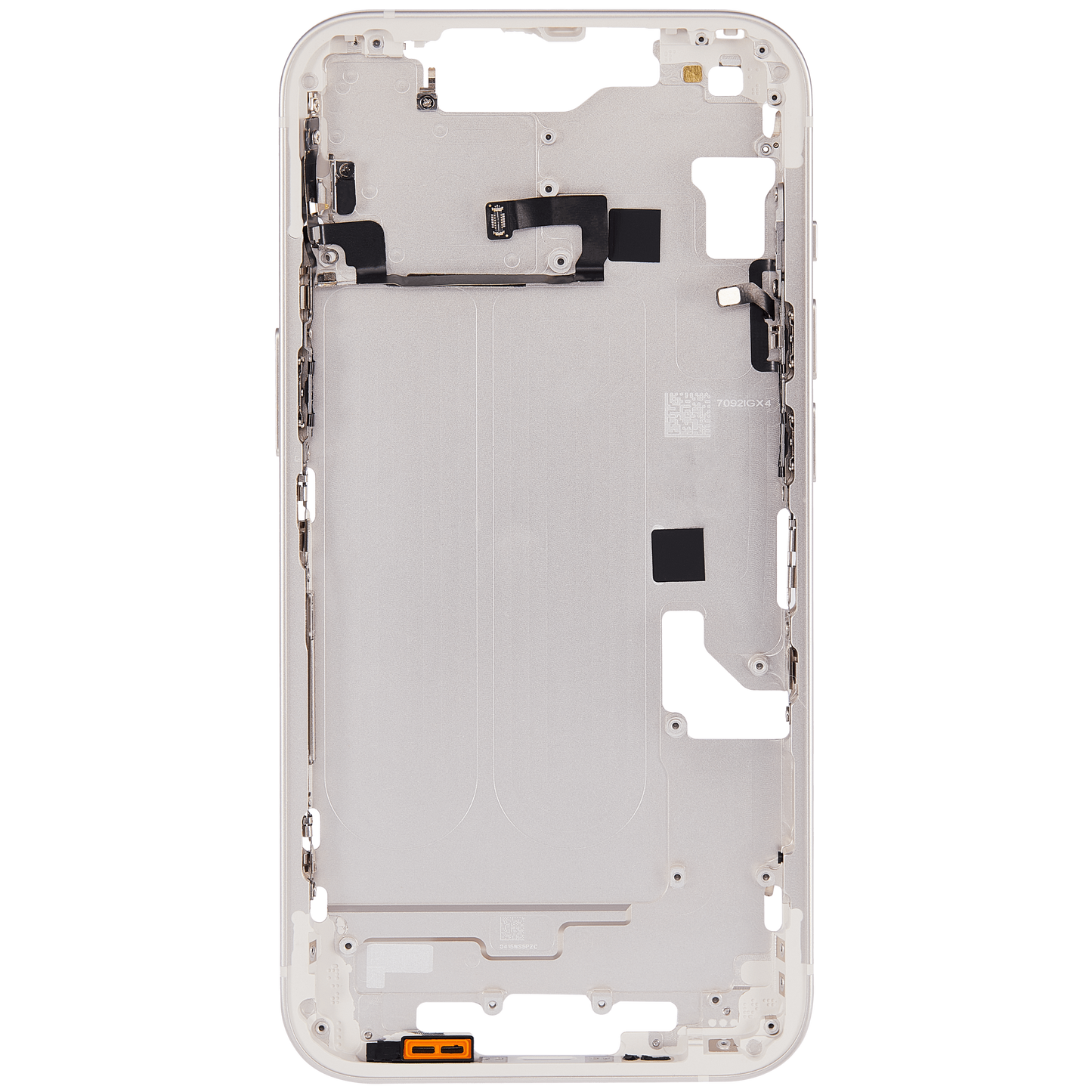 Mid-Frame Housing W/ Small Parts For iPhone 14 (EU / Global Version) (Aftermarket Plus) (Starlight)