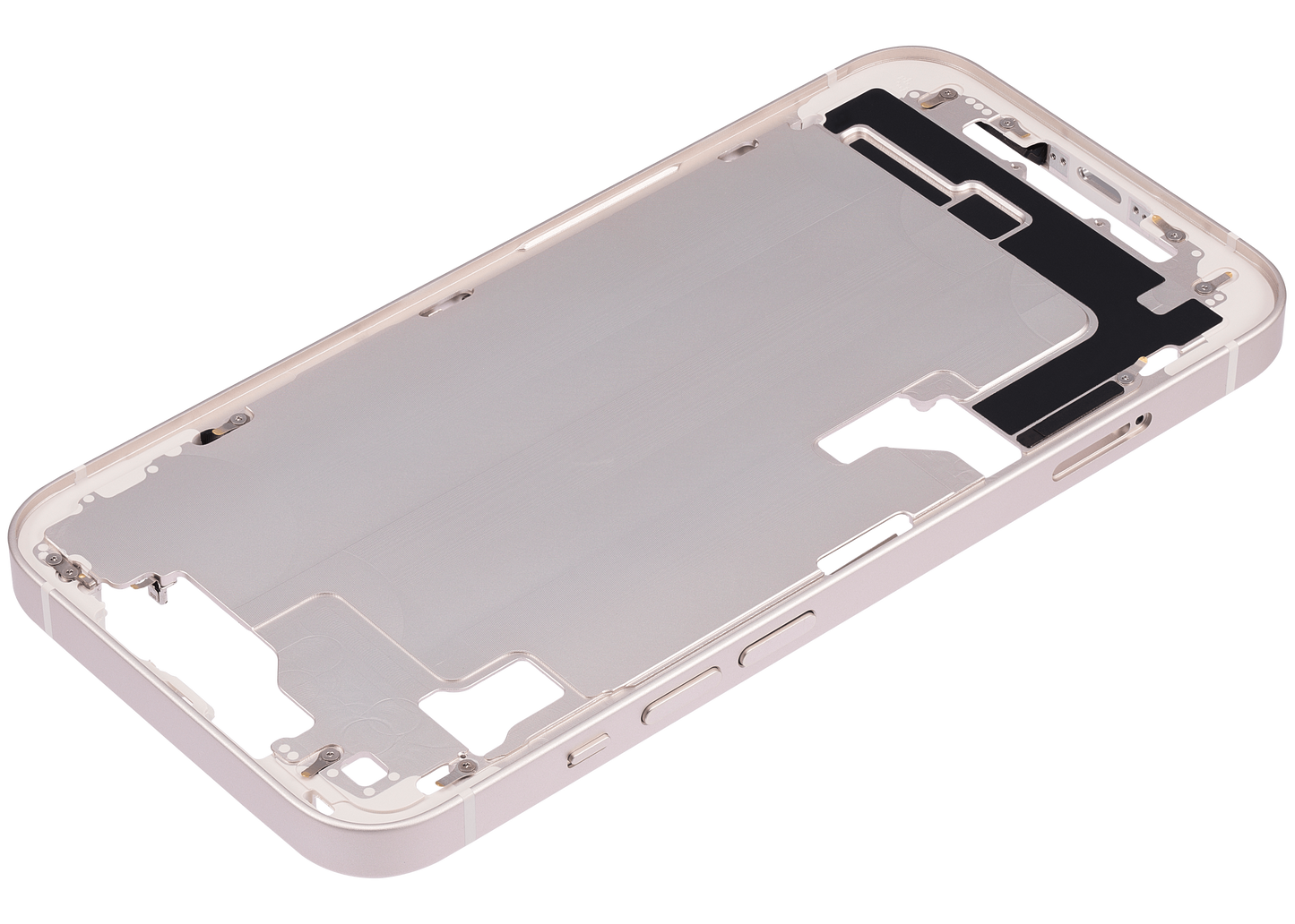 Mid-Frame Housing W/ Small Parts For iPhone 14 (EU / Global Version) (Aftermarket Plus) (Starlight)