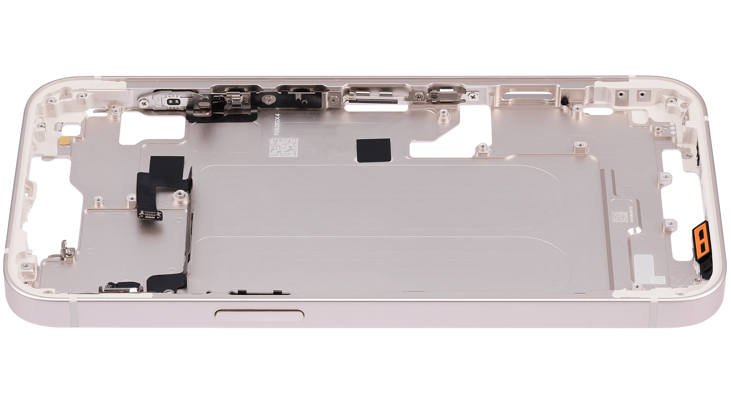 Mid-Frame Housing W/ Small Parts For iPhone 14 (EU / Global Version) (Aftermarket Plus) (Starlight)