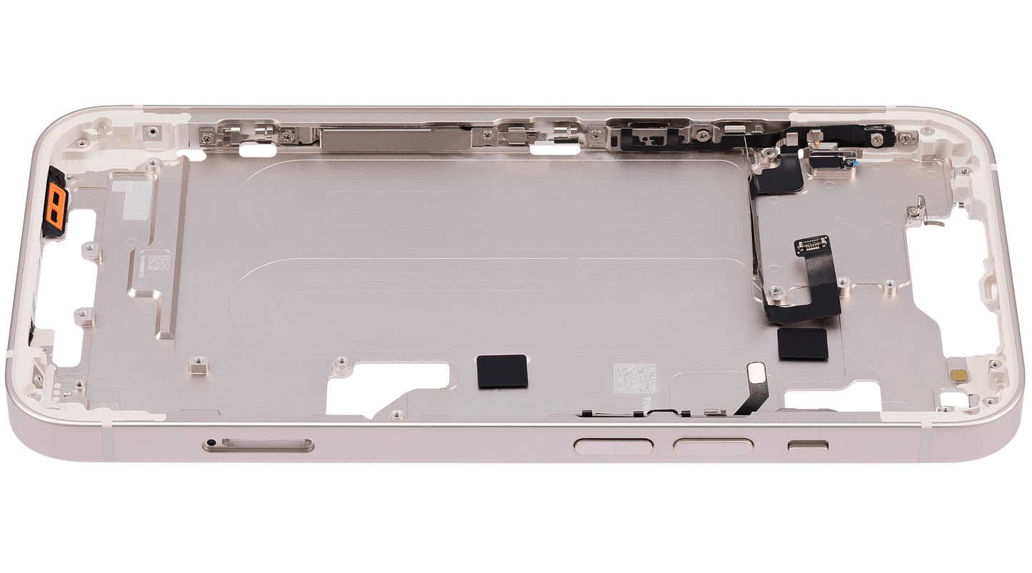 Mid-Frame Housing W/ Small Parts For iPhone 14 (EU / Global Version) (Aftermarket Plus) (Starlight)