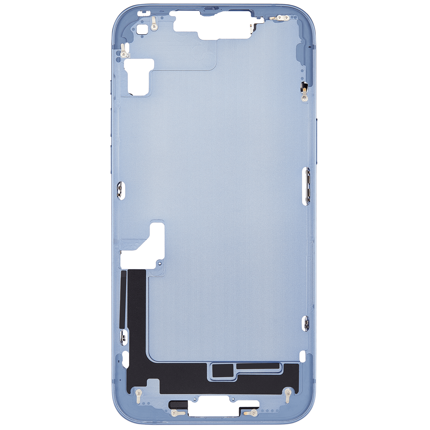 Mid-Frame Housing W/ Small Parts For iPhone 14 Plus (EU / Global Version) (Aftermarket Plus) (Blue)