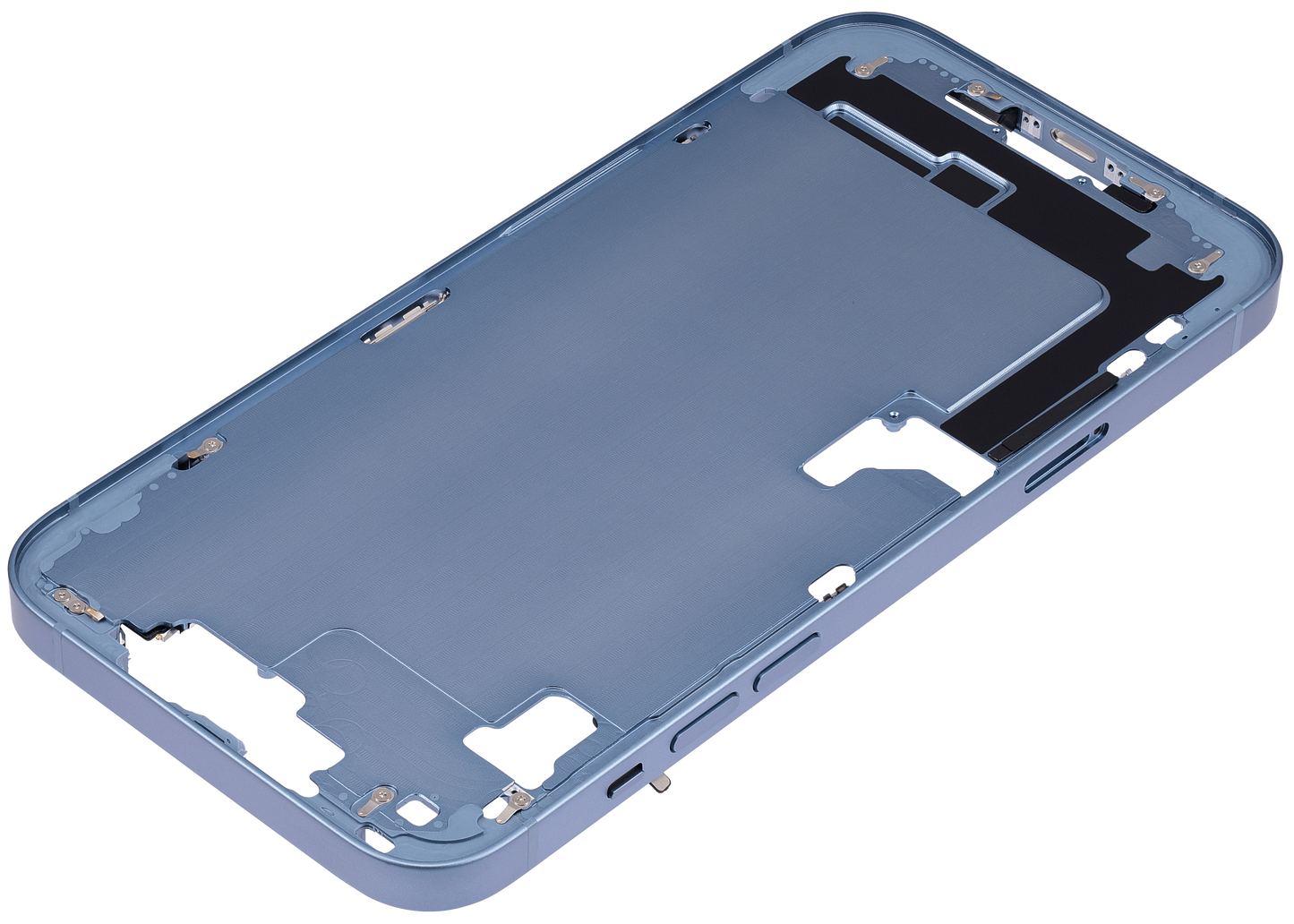 Mid-Frame Housing W/ Small Parts For iPhone 14 Plus (EU / Global Version) (Aftermarket Plus) (Blue)