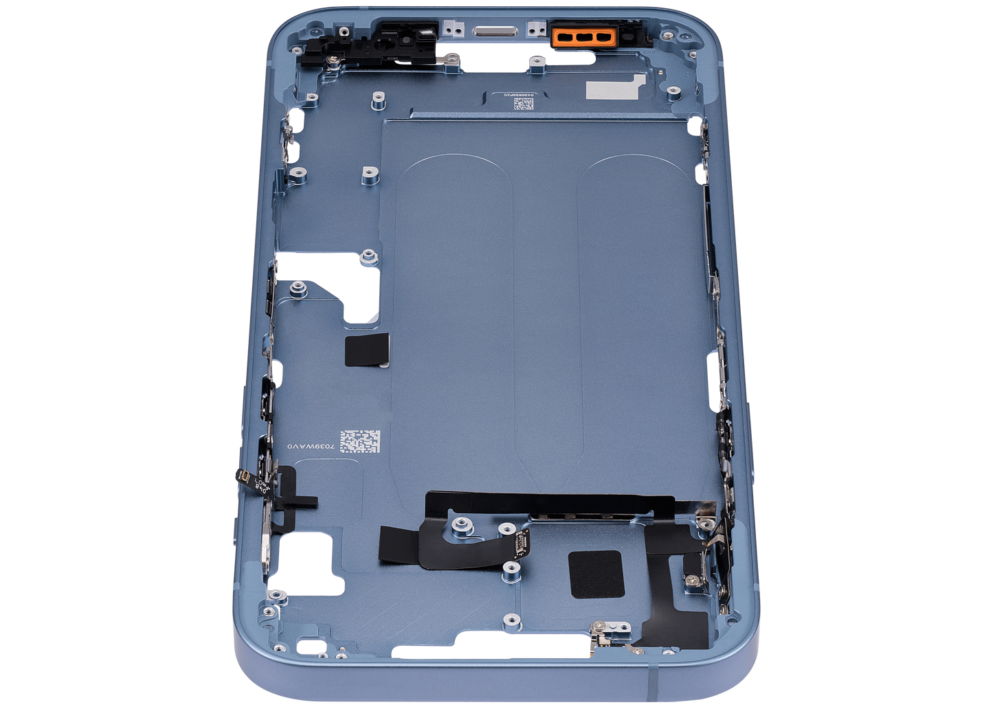 Mid-Frame Housing W/ Small Parts For iPhone 14 Plus (EU / Global Version) (Aftermarket Plus) (Blue)
