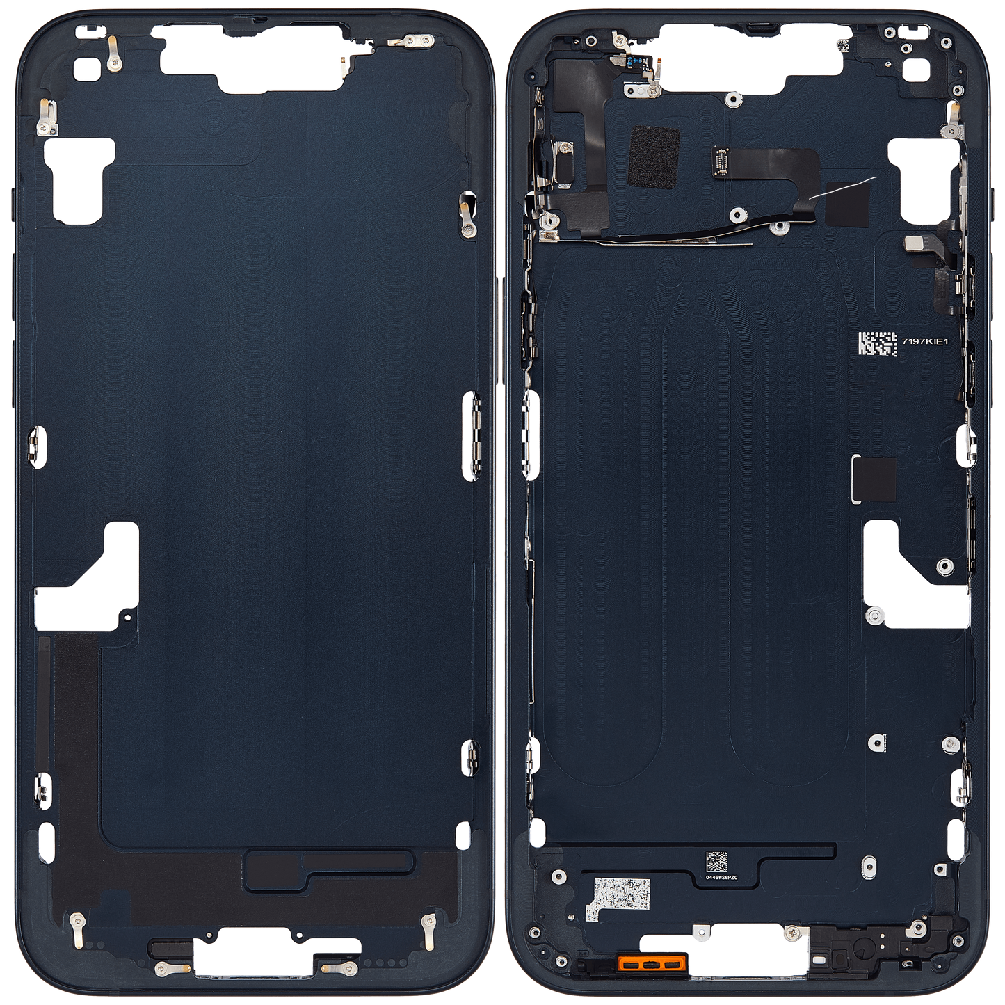 Mid-Frame Housing W/ Small Parts For iPhone 14 Plus (EU / Global Version) (Aftermarket Plus) (Midnight)