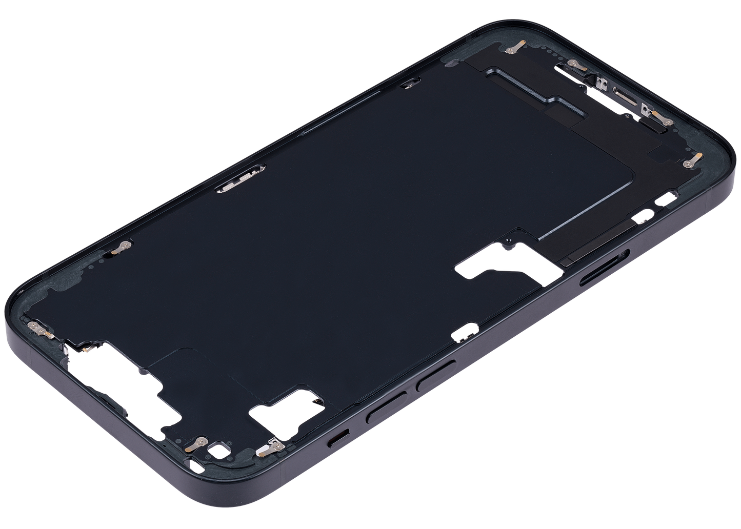 Mid-Frame Housing W/ Small Parts For iPhone 14 Plus (EU / Global Version) (Aftermarket Plus) (Midnight)
