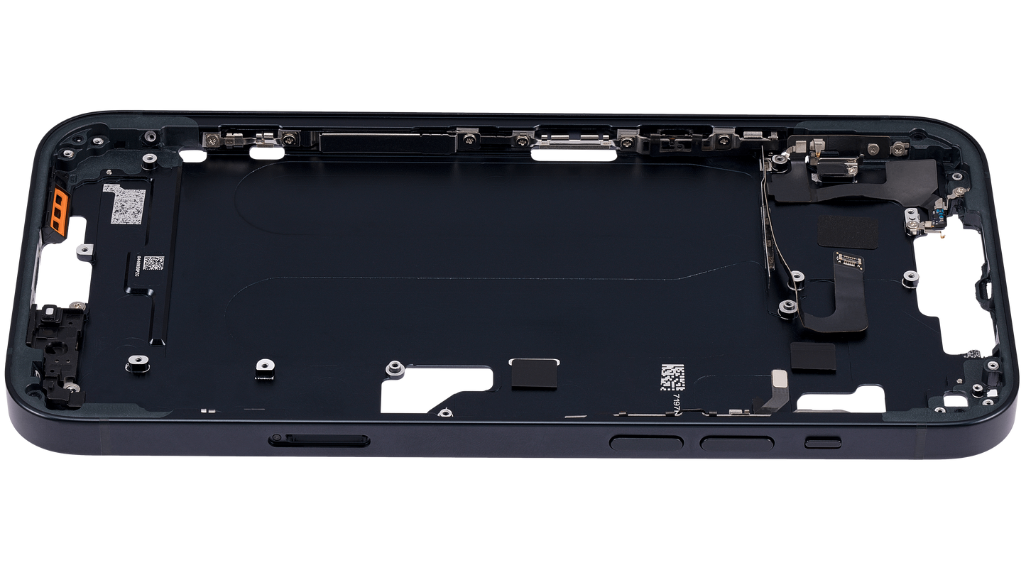 Mid-Frame Housing W/ Small Parts For iPhone 14 Plus (EU / Global Version) (Aftermarket Plus) (Midnight)