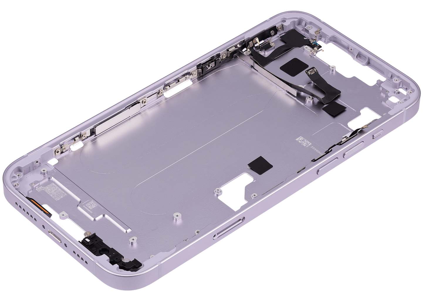 Mid-Frame Housing W/ Small Parts For iPhone 14 Plus (EU / Global Version) (Aftermarket Plus) (Purple)