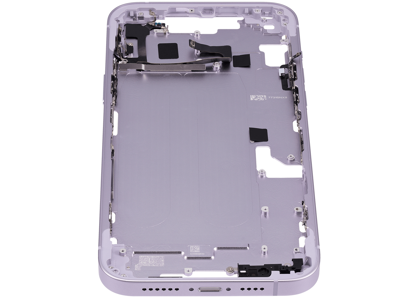 Mid-Frame Housing W/ Small Parts For iPhone 14 Plus (EU / Global Version) (Aftermarket Plus) (Purple)