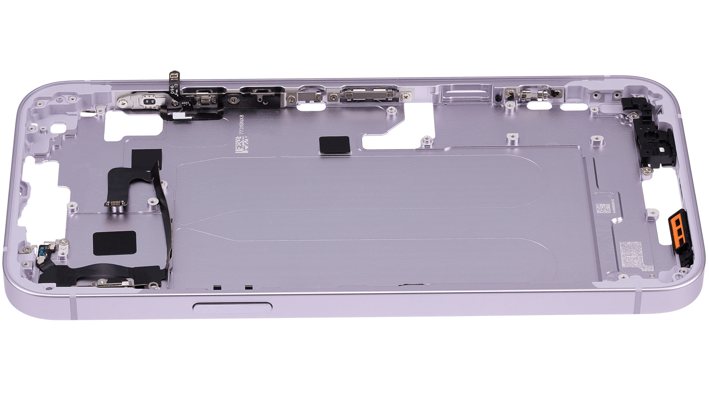 Mid-Frame Housing W/ Small Parts For iPhone 14 Plus (EU / Global Version) (Aftermarket Plus) (Purple)
