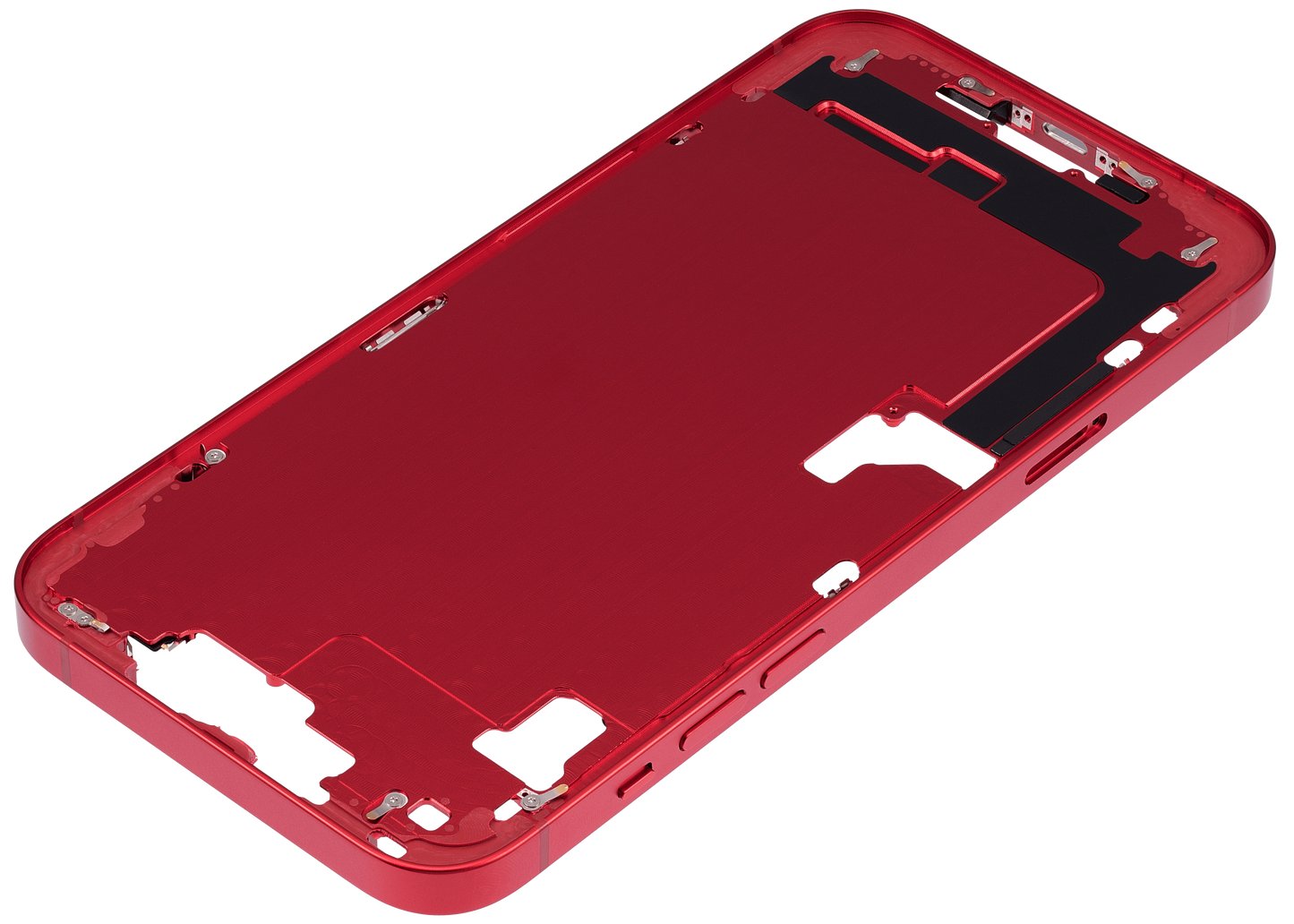 Mid-Frame Housing W/ Small Parts For iPhone 14 Plus (EU / Global Version) (Aftermarket Plus) (Red)