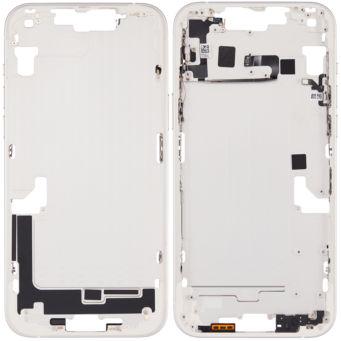 Mid-Frame Housing W/ Small Parts For iPhone 14 Plus (EU / Global Version) (Aftermarket Plus) (Starlight)